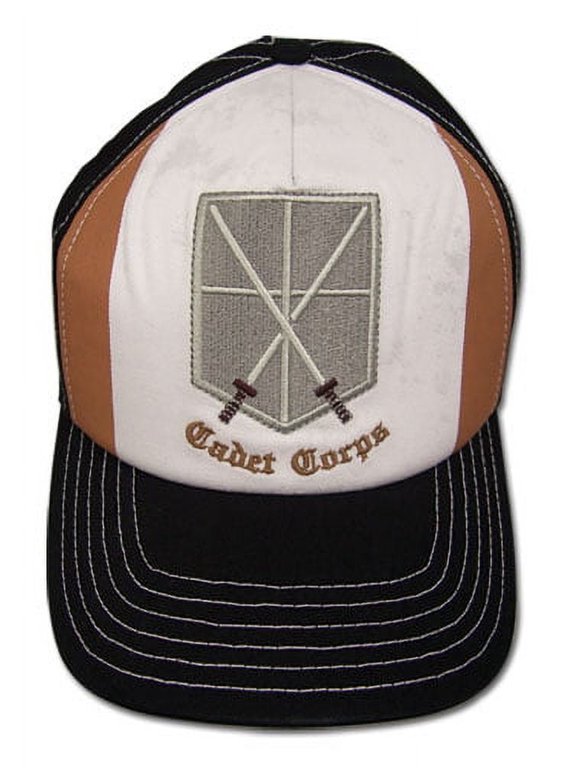 Baseball Cap - Attack on Titan - New Cadet Crops Brown/White Hat ge32233