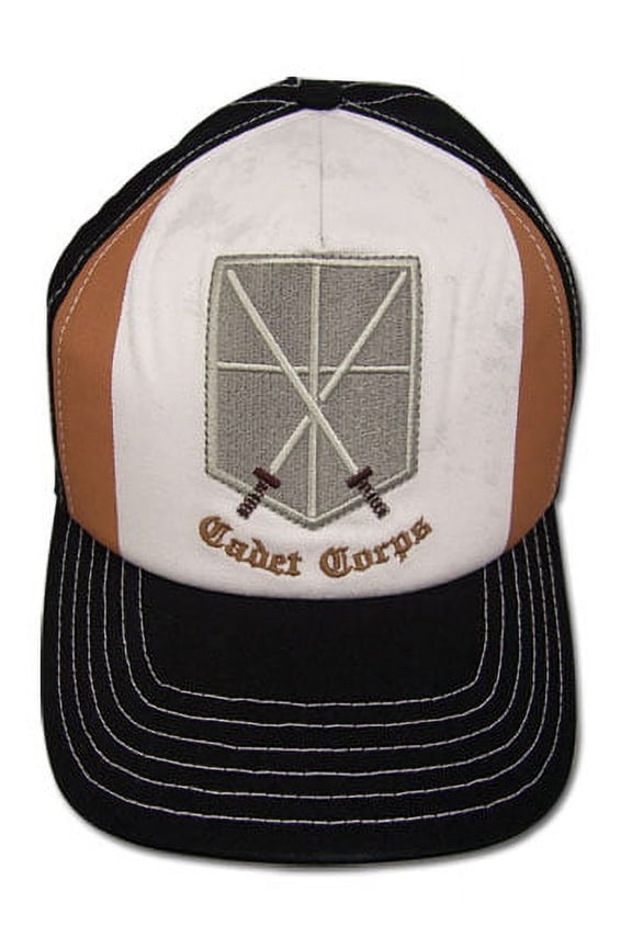 Baseball Cap - Attack on Titan - New Cadet Crops Brown/White Hat ge32233