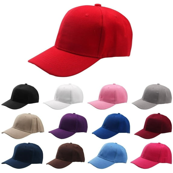 Baseball Cap Ball Dad Hat Adjustable Plain Solid Washed Men Women Washed PC