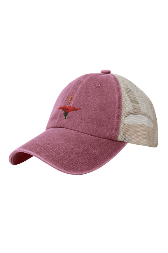 Baseball Cap Beautiful Hibiscuses Printing Dad Hat for Men Graphic,Cool,Casual Adjustable for {Beach,Park,Gym,Music Festival,Sports,Vacation,Fishing,Summer,School,Travel,Birthday