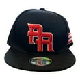 thumbnail image 1 of Baseball Cap Black Red Letter Puerto Rico, 1 of 3