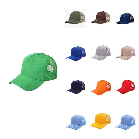 Baseball Cap Breathable Mesh Golf Hat Quick Dry Adjustable Green Baseball Hats for Men and Women Sport Running Workout