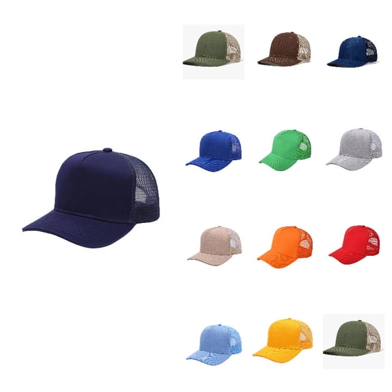Baseball Cap Breathable Mesh Golf Hat Quick Dry Adjustable Navy Baseball Hats for Men and Women Sport Running Workout