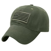 Baseball Cap Breathable Unisex Trucker Special Tactical Operator Forces USA Flag Patch Lightweight Baseball Hat Army Green
