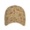 thumbnail image 1 of Baseball Cap, Brown Flowers Trucker Hats Women Dad Hat For Workouts - Baseball Hat Adjustable Size, 1 of 1