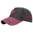 thumbnail image 1 of Baseball Cap Canada Baseball Caps Canada Day Embroidered Maple Leaf Flag Adjustable Hats Baseball Hat Hot Pink One Size, 1 of 7