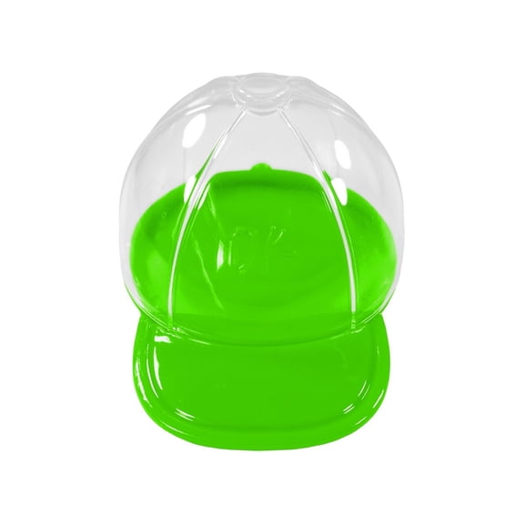 Baseball Cap Candy Box, Novelty Candy Container, Party Favor Box, Baseball Gift Box, Clear Candy Box, Mini Hat Box, Plastic Treat Holder for Birthday Father's Day Party Decorations