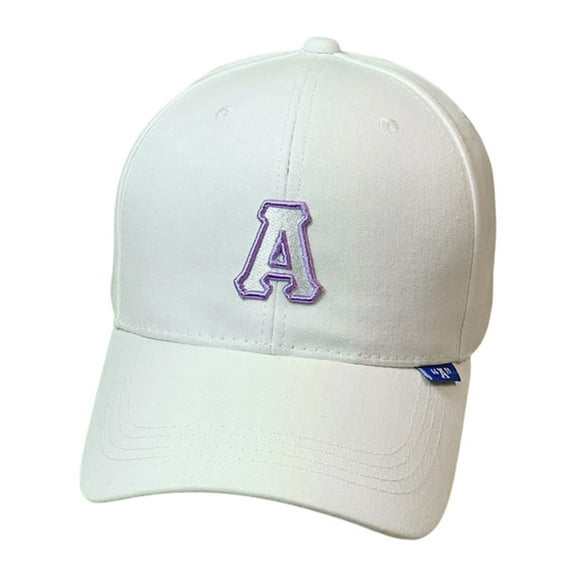 Baseball Cap Casual Wide Brim Folding Adjustable Windproof Sun Protection Breathable Fashion Letter Embroidery Women Outdoor Hat for Summer