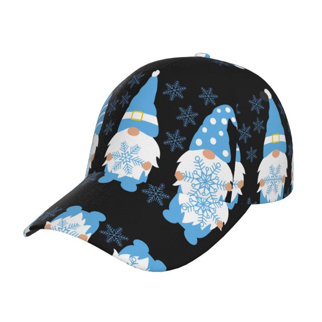 Baseball Cap, Christmas Gnome Snowflake Sun Hats for Women Men