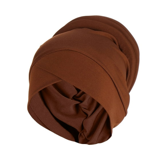 Baseball Cap Christmas Women Muslim Stretch Turban Chemo Cap Hair Loss Head Scarf Wrap Cap Winter Hats For Women