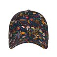 thumbnail image 1 of Baseball Cap, Colorful Flowers Trucker Hats Women Dad Hat For Workouts - Baseball Hat Adjustable Size, 1 of 1
