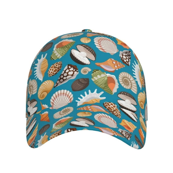 Baseball Cap, Conch And Shells Trucker Hats Women Dad Hat For Workouts - Baseball Hat Adjustable Size