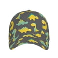 thumbnail image 1 of Baseball Cap, Cute Dinosaur Yellow Trucker Hats Women Dad Hat For Workouts - Baseball Hat Adjustable Size, 1 of 2