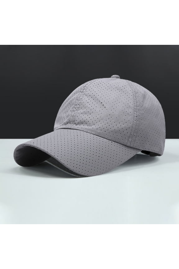 Baseball Cap Decorative Pure Color Soft Mesh Summer Cap for Outdoor