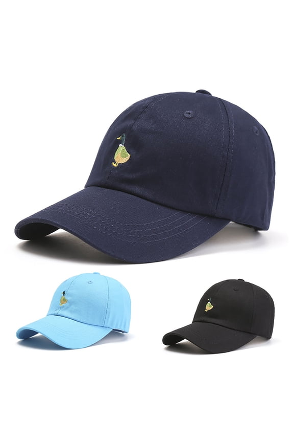 Baseball Cap Duck Embroidery Durable Adjustable Unisex Sun Women Hat Headwear