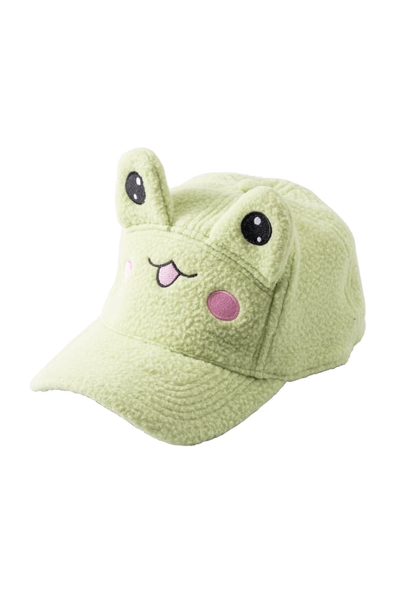 Frog Cap Hat for Medium Large Head Size Embroidered Soft Fleece for for Men Women Animal Frog Gifts