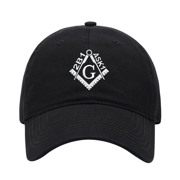 Baseball Cap Embroidered Hat for 2B1 ASK1 Masonic Men's Adjustable Cotton Unisex Embroidery Baseball Caps