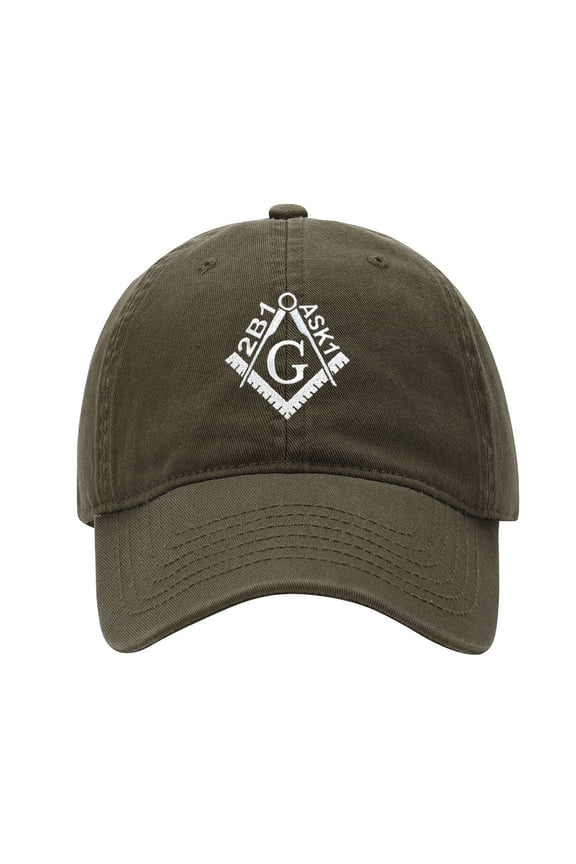 Baseball Cap Embroidered Hat for 2B1 ASK1 Masonic Men's Adjustable Cotton Unisex Embroidery Baseball Caps