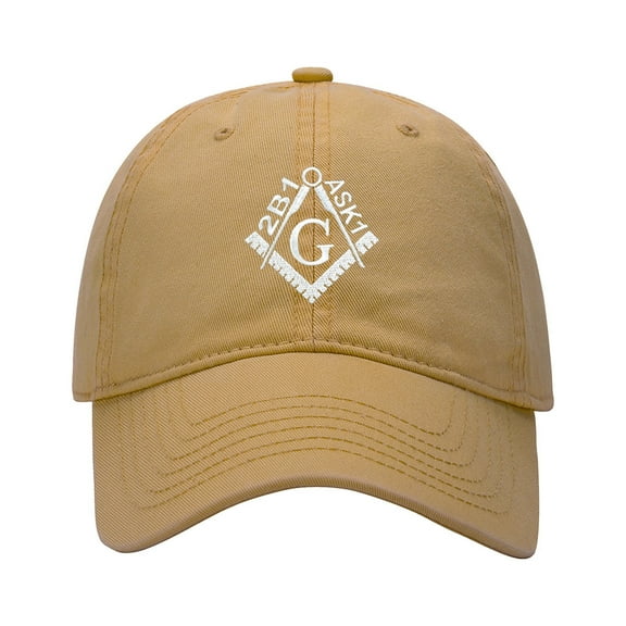 Baseball Cap Embroidered Hat for 2B1 ASK1 Masonic Men's Adjustable Cotton Unisex Embroidery Baseball Caps