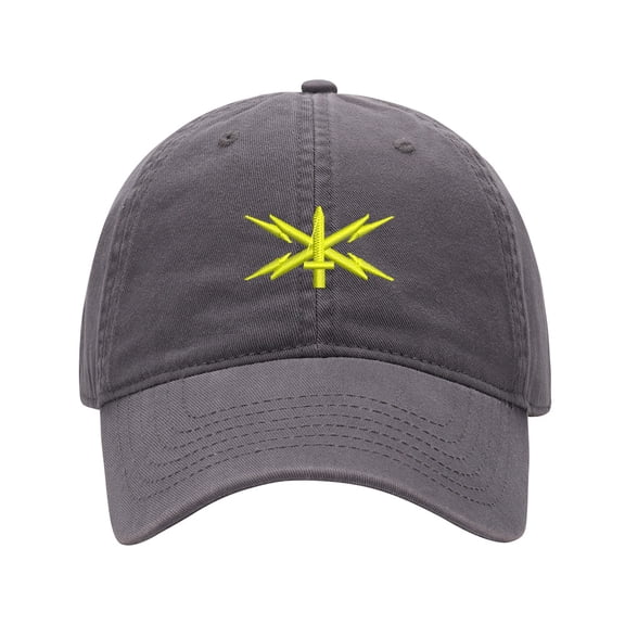 Baseball Cap Embroidered Hat for Army Cyber Branch Men's Adjustable Cotton Unisex Embroidery Baseball Caps