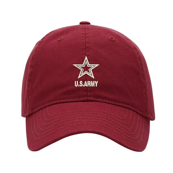 Baseball Cap Embroidered Hat for Army Men's Adjustable Cotton Unisex Embroidery Baseball Caps