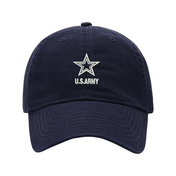 Baseball Cap Embroidered Hat for Army Men's Adjustable Cotton Unisex Embroidery Baseball Caps