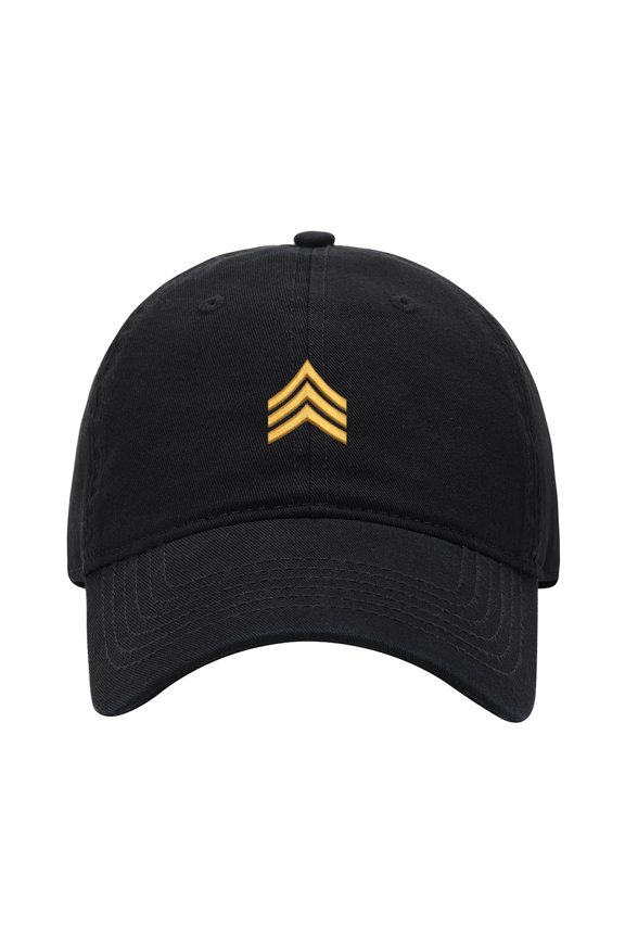 Baseball Cap Embroidered Hat for Army Rank Patch Sergeant Men's Adjustable Cotton Unisex Embroidery Baseball Caps