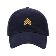 Baseball Cap Embroidered Hat for Army Rank Patch Sergeant Mens Adjustable Cotton Unisex Embroidery Baseball Caps