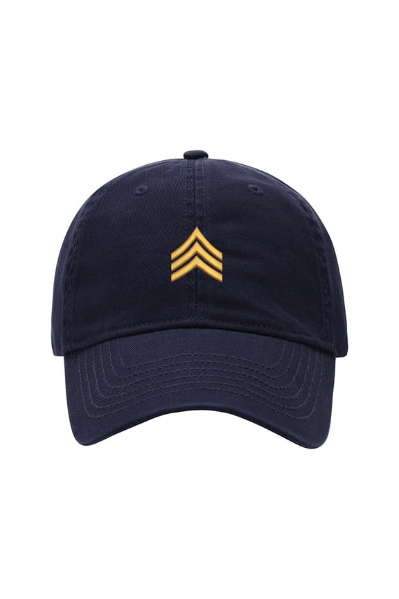 Baseball Cap Embroidered Hat for Army Rank Patch Sergeant Men's Adjustable Cotton Unisex Embroidery Baseball Caps