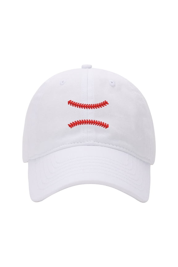 Baseball Cap Embroidered Hat for Baseball Stitches Men's Adjustable Cotton Unisex Embroidery Baseball Caps