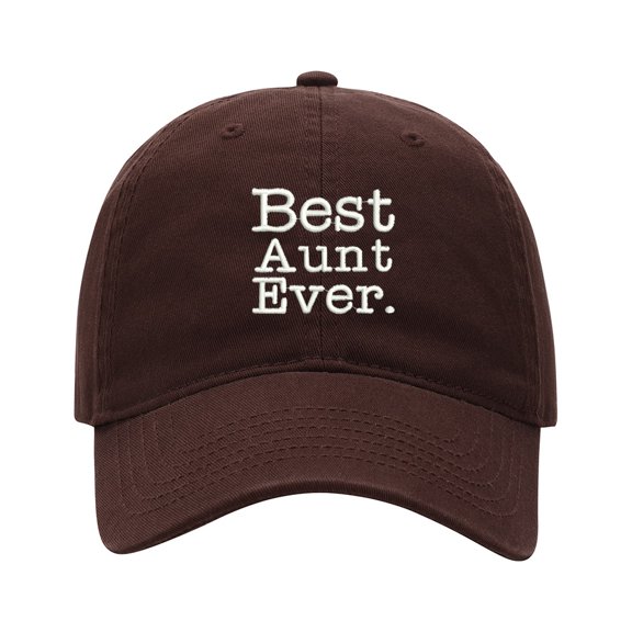 Baseball Cap Embroidered Hat for Best Aunt Ever Gift Men's Adjustable Cotton Unisex Embroidery Baseball Caps