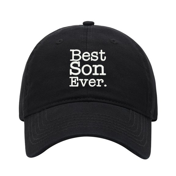 Baseball Cap Embroidered Hat for Best Son Ever Men's Adjustable Cotton Unisex Embroidery Baseball Caps