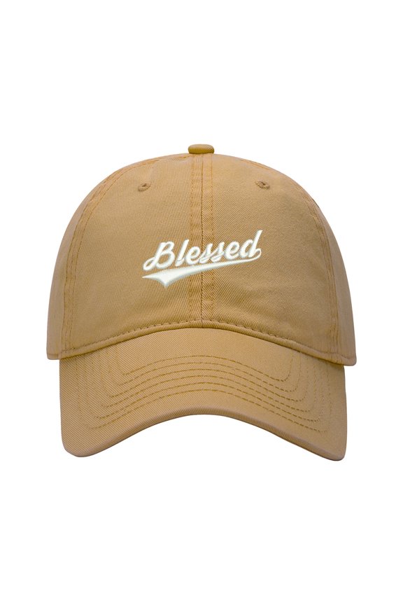 Baseball Cap Embroidered Hat for Blessed Christian Men's Adjustable Cotton Unisex Embroidery Baseball Caps