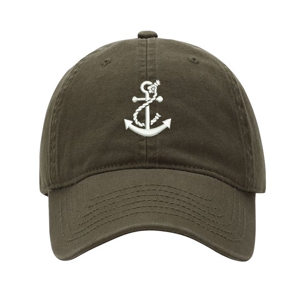 Baseball Cap Embroidered Hat for Boat Anchor Men's Adjustable Cotton Unisex Embroidery Baseball Caps