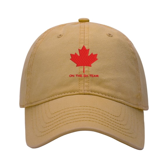 Baseball Cap Embroidered Hat for Canada On The Eh Men's Adjustable Cotton Unisex Baseball Caps