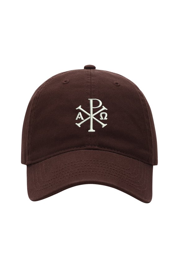 Baseball Cap Embroidered Hat for Chi-Rho Cross Men's Adjustable Cotton Unisex Embroidery Baseball Caps