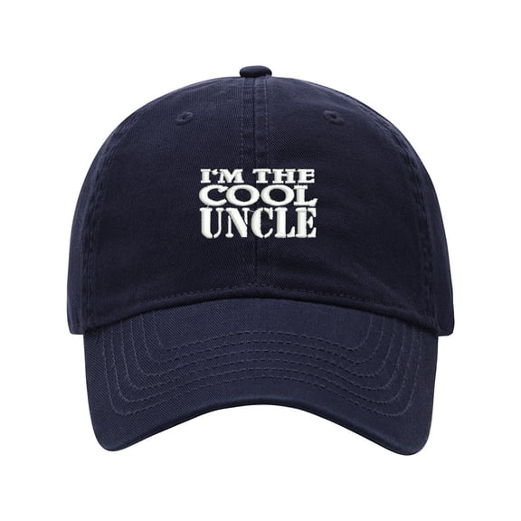 Baseball Cap Embroidered Hat for Cool Uncle Men's Adjustable Cotton Embroidery Baseball Caps