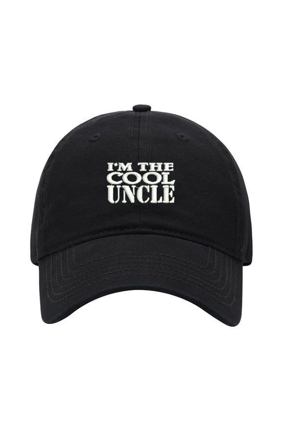 Baseball Cap Embroidered Hat for Cool Uncle Men's Adjustable Cotton Embroidery Baseball Caps