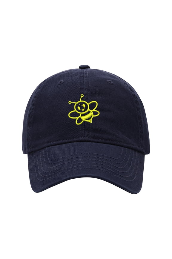 Baseball Cap Embroidered Hat for Cute Bumblebee Men's Adjustable Cotton Unisex Embroidery Baseball Caps