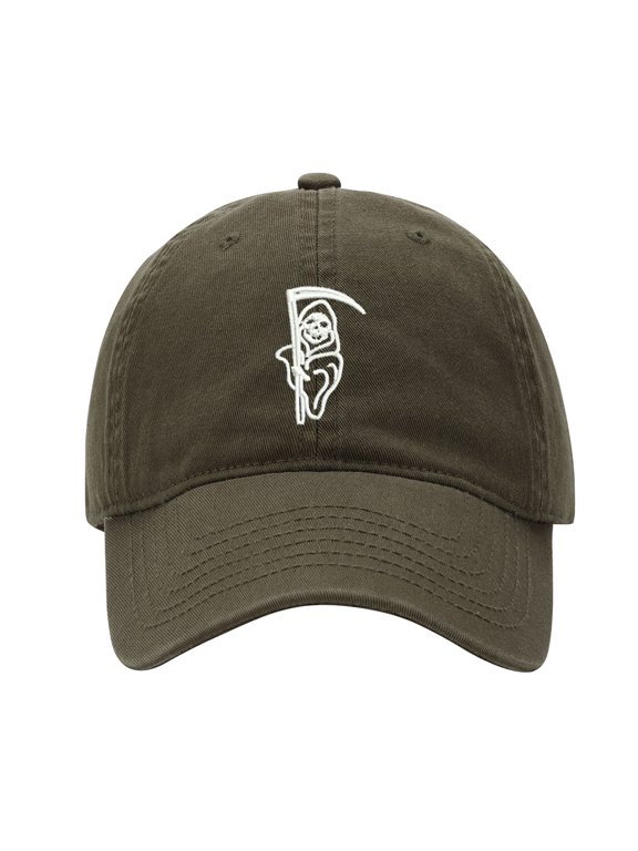 Baseball Cap Embroidered Hat for Death Reaper Men's Adjustable Cotton Unisex Embroidery Baseball Caps