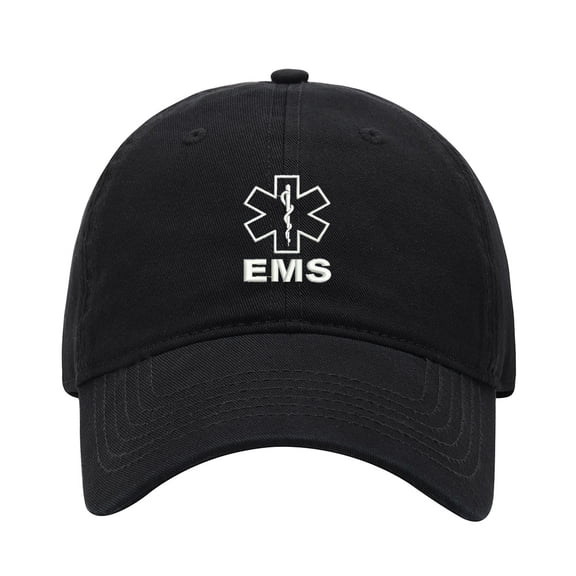 Baseball Cap Embroidered Hat for EMS Men's Adjustable Cotton Unisex Embroidery Baseball Caps