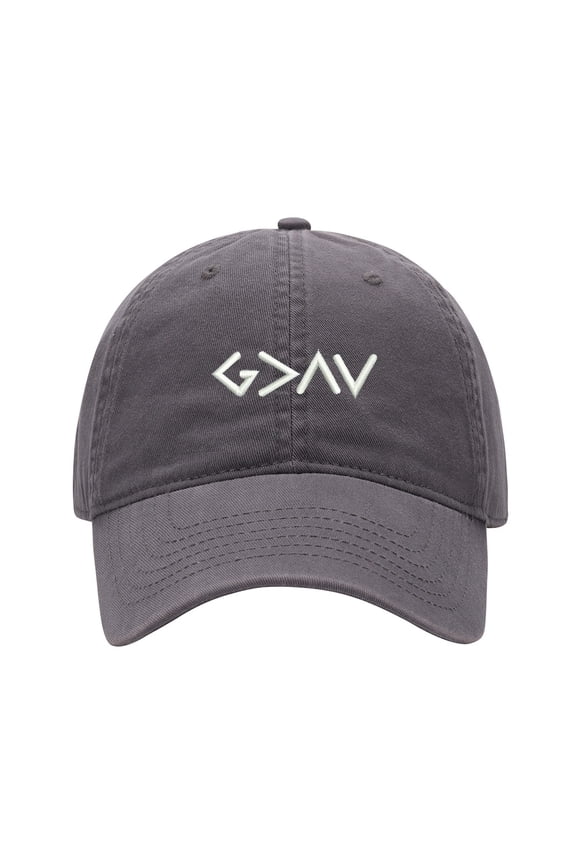 Baseball Cap Embroidered Hat for God is Greater Men's Adjustable Cotton Unisex Embroidery Baseball Caps