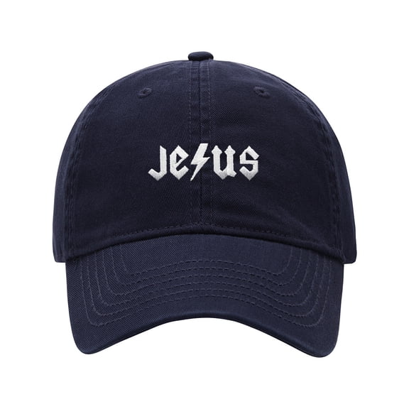 Baseball Cap Embroidered Hat for Jesus Bolt Men's Adjustable Cotton Unisex Embroidery Baseball Caps