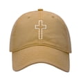 thumbnail image 1 of Baseball Cap Embroidered Hat for Jesus Christian Jewish Cross Men's Adjustable Cotton Unisex Embroidery Baseball Caps, 1 of 2