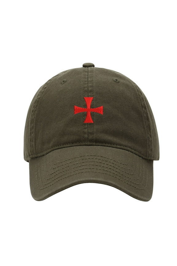 Baseball Cap Embroidered Hat for Knights Templar Cross Men's Adjustable Cotton Unisex Embroidery Baseball Caps