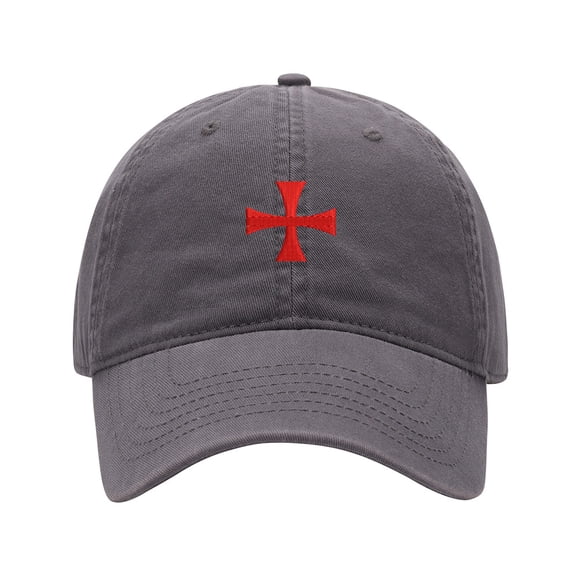 Baseball Cap Embroidered Hat for Knights Templar Cross Men's Adjustable Cotton Unisex Embroidery Baseball Caps