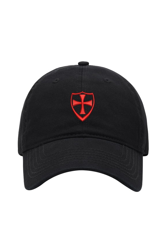Baseball Cap Embroidered Hat for Maltese Cross with Shield Men's Adjustable Cotton Unisex Embroidery Baseball Caps