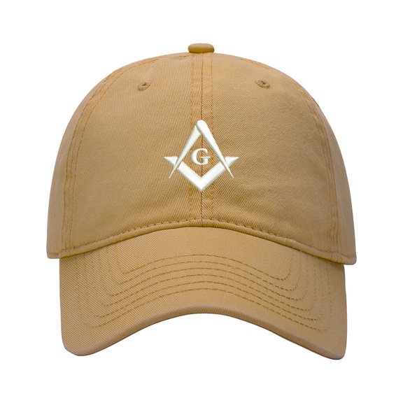 Baseball Cap Embroidered Hat for Masonic Men's Adjustable Cotton Unisex Embroidery Baseball Caps