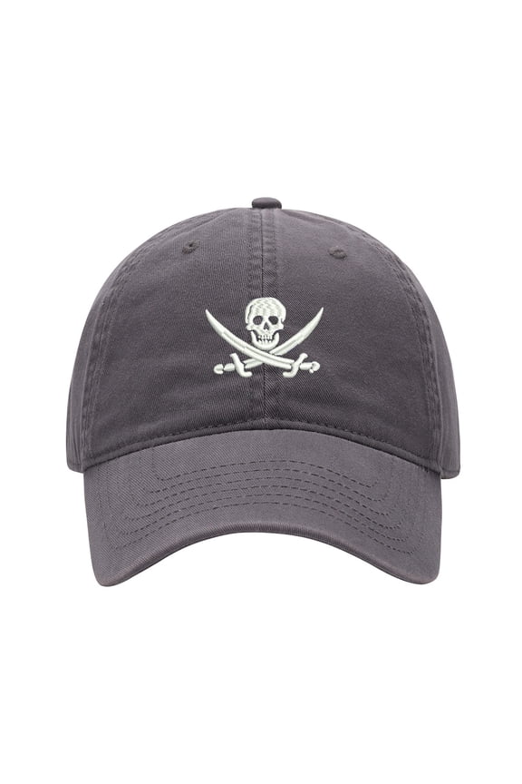 Baseball Cap Embroidered Hat for Pirate Skull Men's Adjustable Cotton Unisex Embroidery Baseball Caps