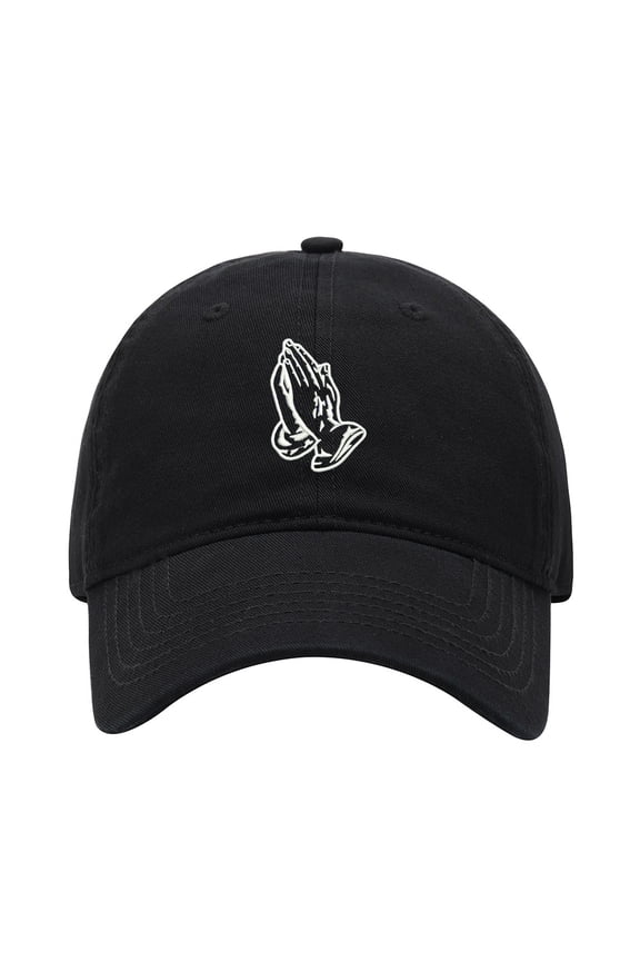 Baseball Cap Embroidered Hat for Praying Hands Men's Adjustable Cotton Unisex Embroidery Baseball Caps